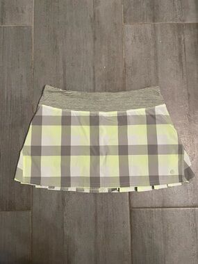 lululemon athletica Run:Speed Checkmate Faded Zap Skirt Skort